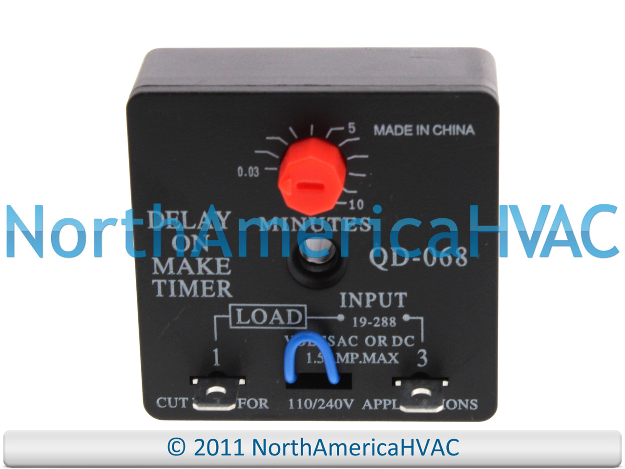ClimaTek Delay On Make Timer Replaces Supco TD69 HI-820 TD-68 TD68